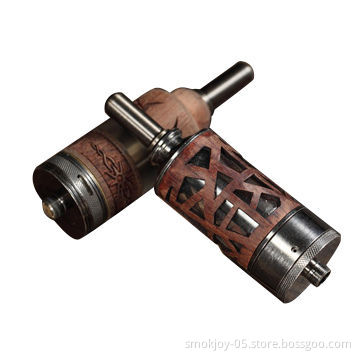 Newest wooden atomizer n fire la3/n fire la4 tank, dual coil rebuildable atomizer